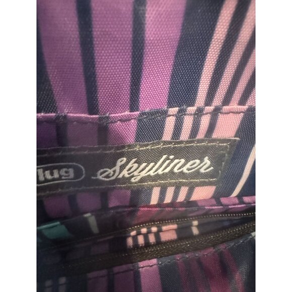 Lug Skyliner Tote Bag NWT Whimsey Black Color With Zip Closure & Inner Compartme - Picture 2 of 3